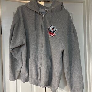 Belmont Bruins Gray Zip-Up Hoodie XL